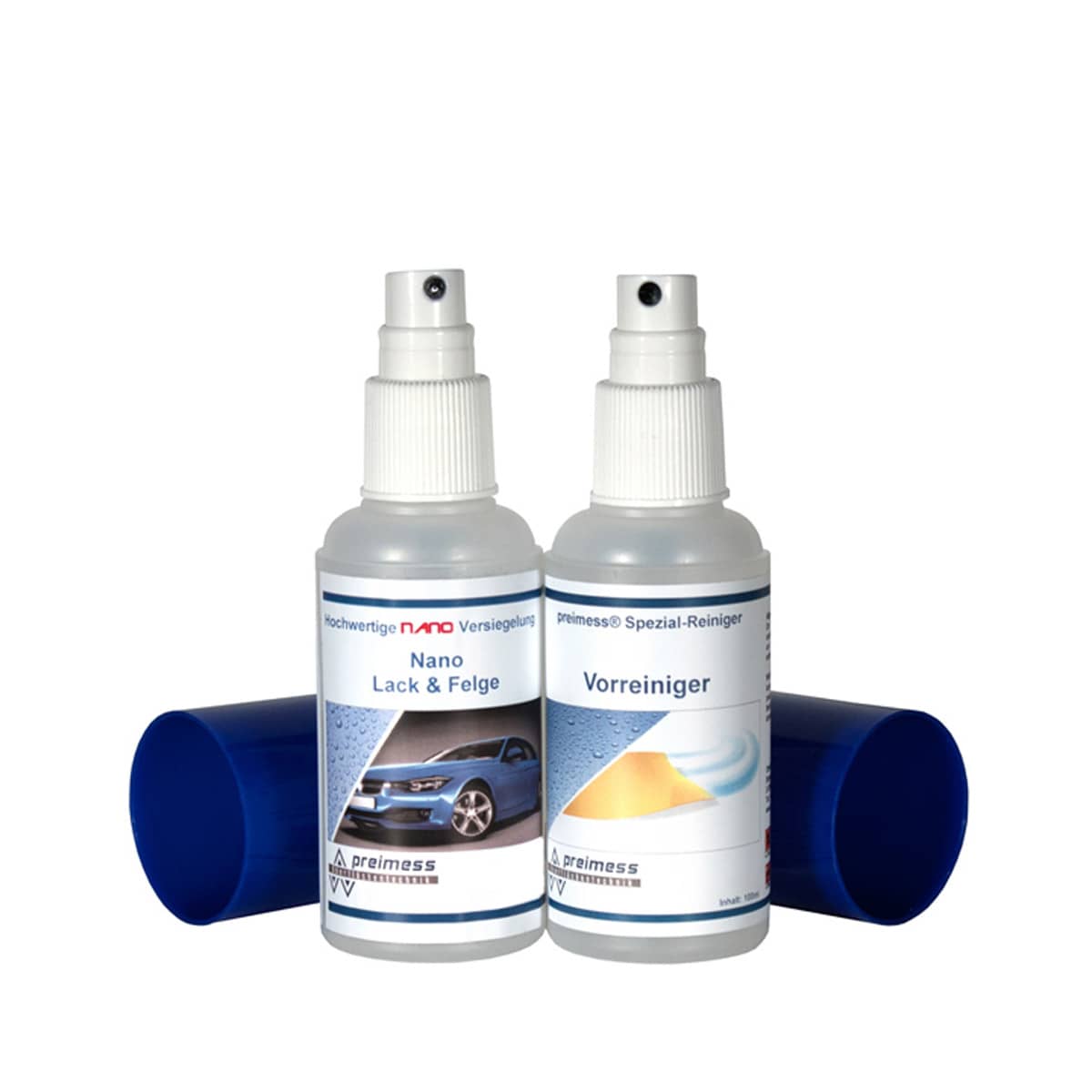 Nano-lakkasuoja ja vanteensuoja ajoneuvoille – nanopinnoite 100 ml + 100 ml esipuhdistus